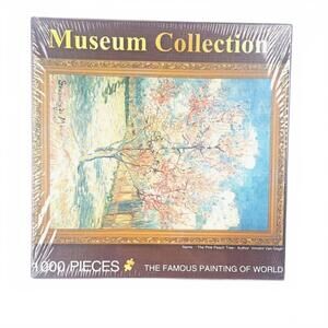 Museum Collection Van Gogh The Pink Peach Tree 1000 Pc Jigsaw Puzzle New Sealed